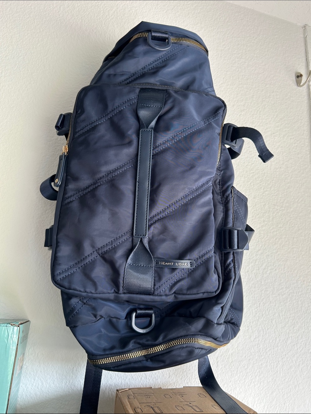 Navy Sling Backpack - Men